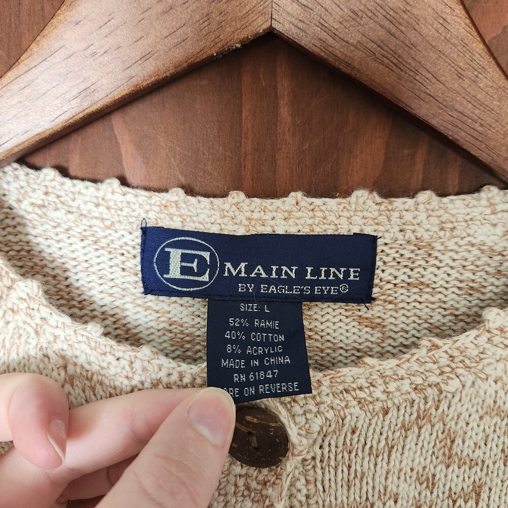 Vintage E Main Line by Eagle's Eye Sweater with Cattails - Picture 4 of 11